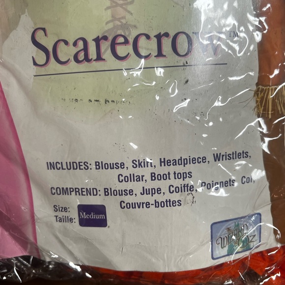 Halloween costume, worn once. In good condition. Sexy scarecrow. Medium - Picture 3 of 4